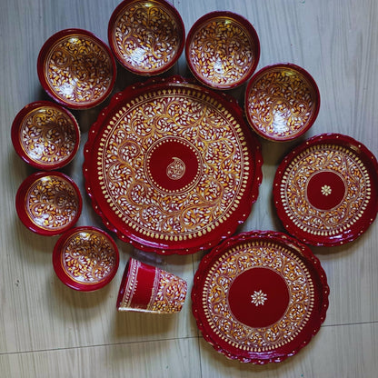 Utsober Aayojon Matir Thala Set – 11-Piece