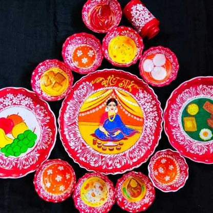Mitti Ka Bhojan Baithak (Set of 13)