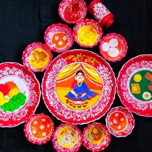 Mitti Ka Bhojan Baithak (Set of 13)