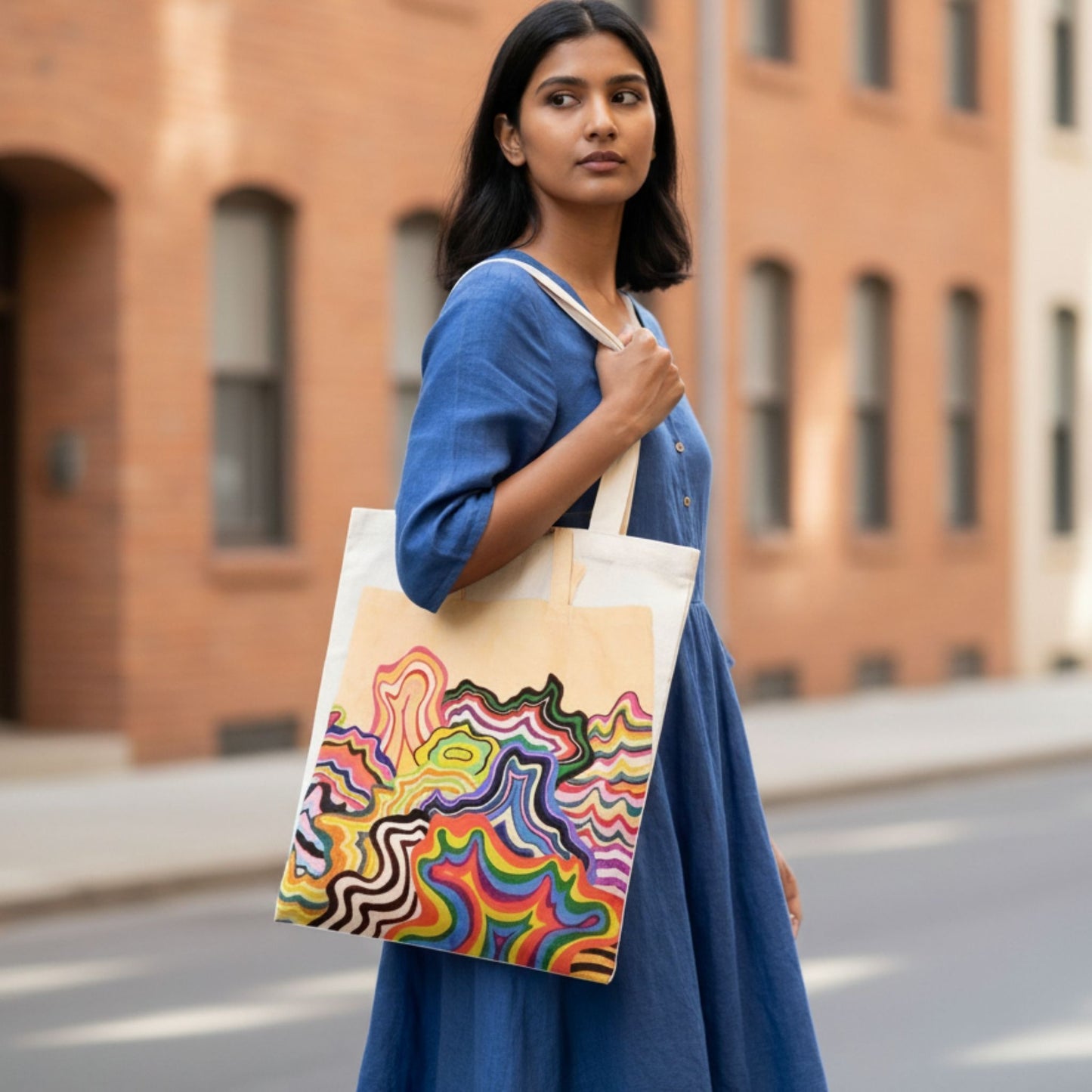 Mayalok Illusion Art Tote Bag