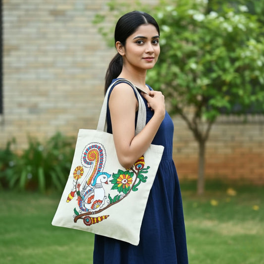 Rangrekha Modern Art Tote Bag