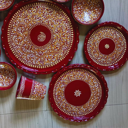 Utsober Aayojon Matir Thala Set – 11-Piece