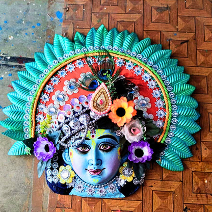 Shree Krishna Mukhosh – Divine Melody Wall Art