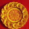 Antique Gold Finish Mati Diya Set