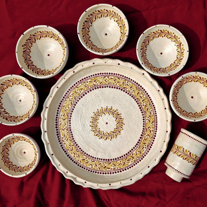 Kalka Art Mitti Magic Dinnerware (Set of 8)