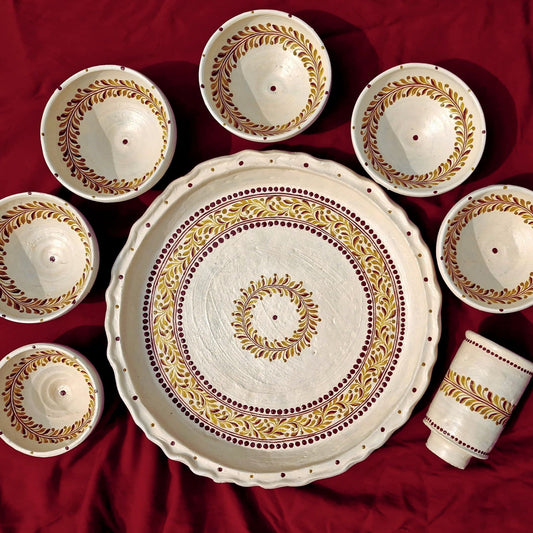Kalka Art Mitti Magic Dinnerware (Set of 8)