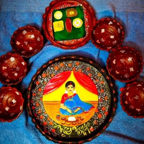 Mitti Ka Bhojan Baithak (Set of 8)