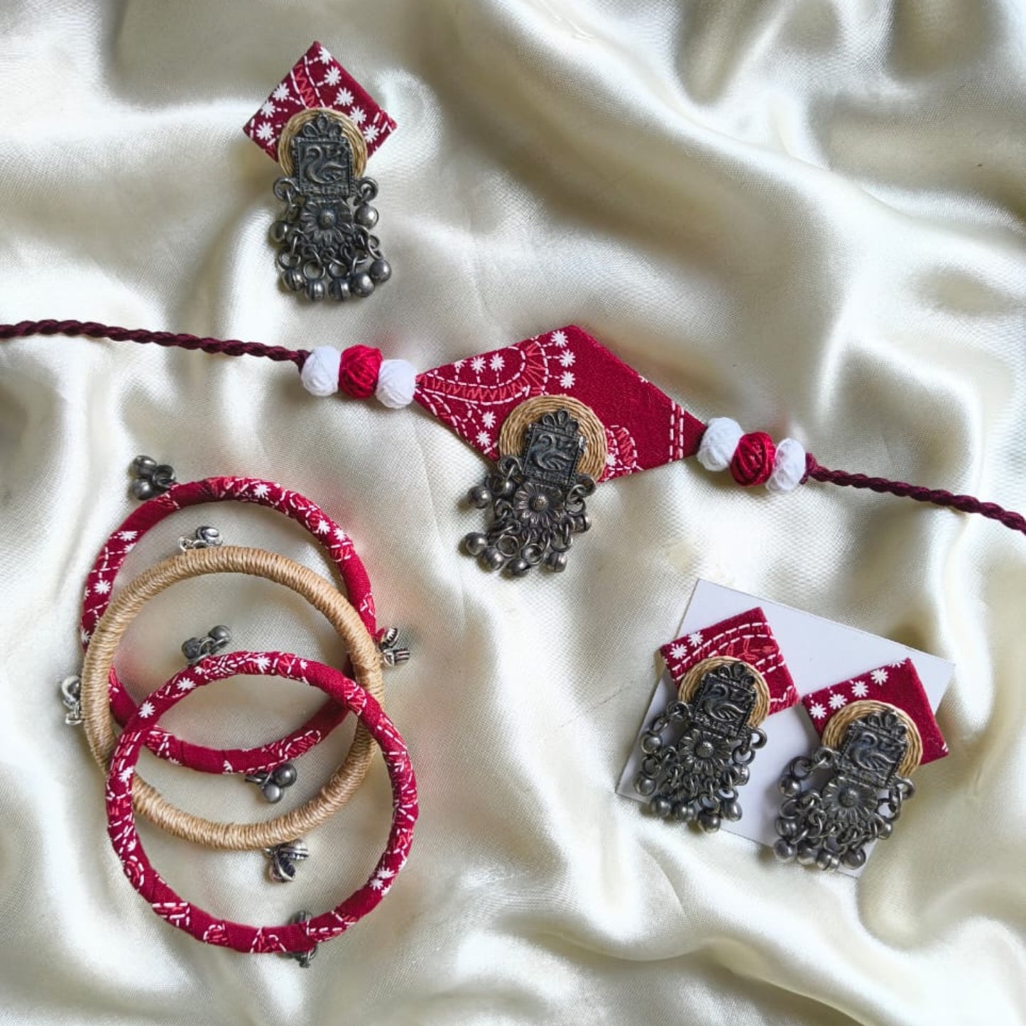 Kanoklata Fabric Jewelry Set
