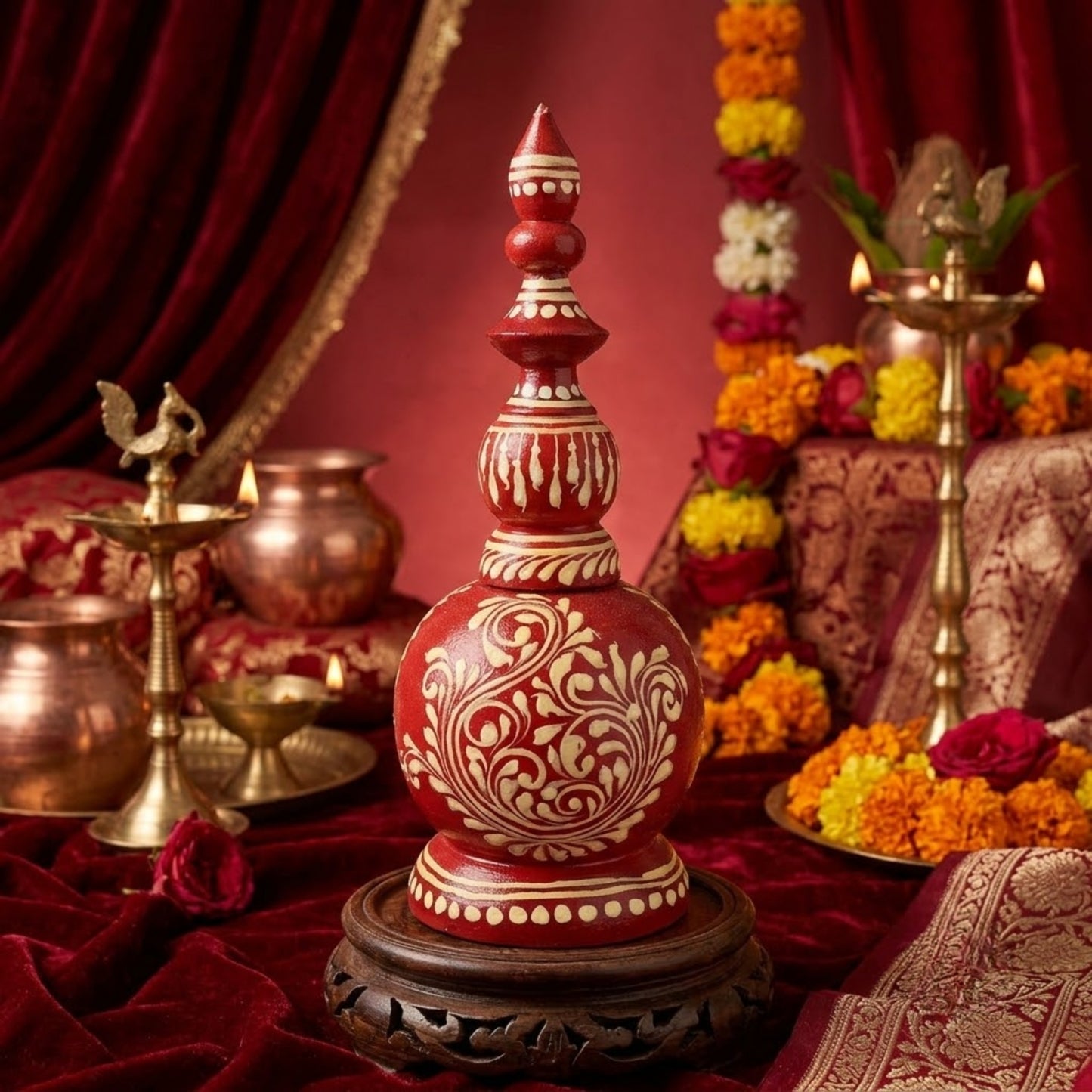 Sheesham Wood Bridal Gachkouto