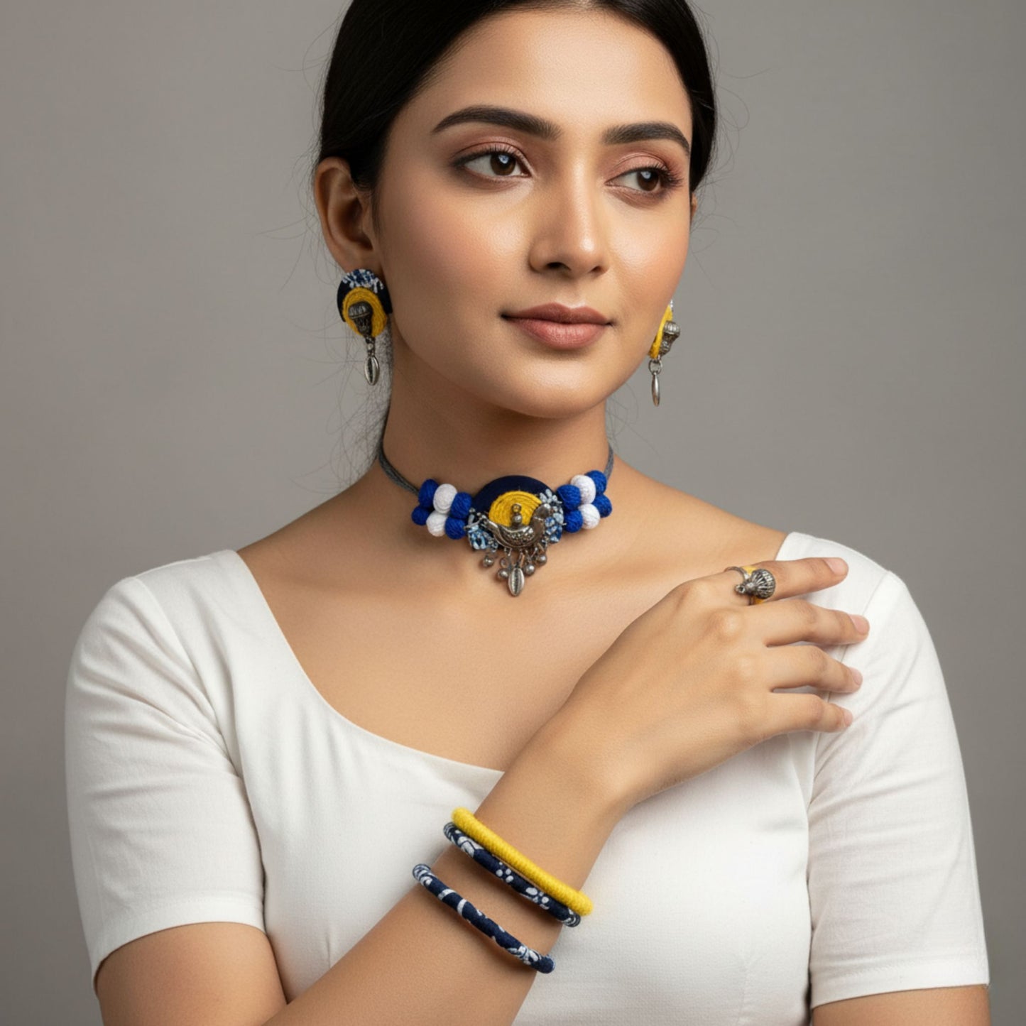 Elegant Handmade Fabric Jewelry