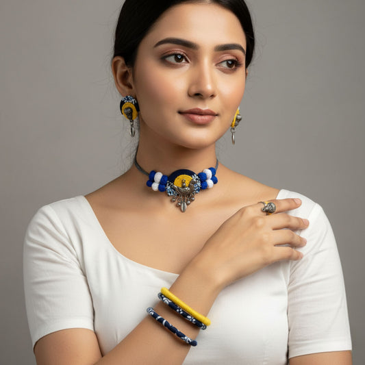Elegant Handmade Fabric Jewelry