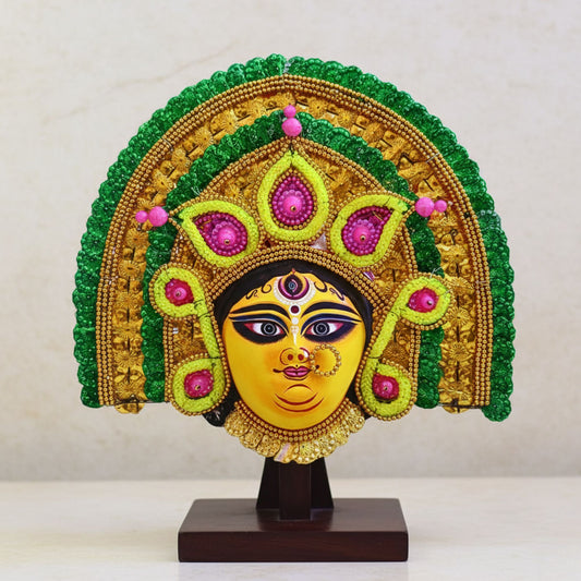 Mahadevi Durga Chhau Mukhosh – (14×14 inch)