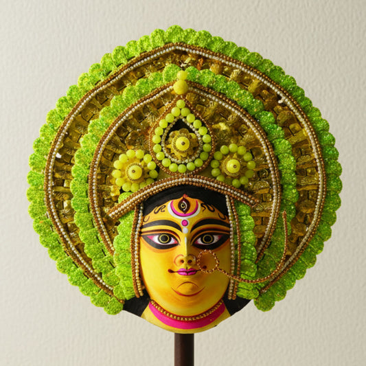 AdiShakti Durga Chhau Mukhosh– (14×14 inch)