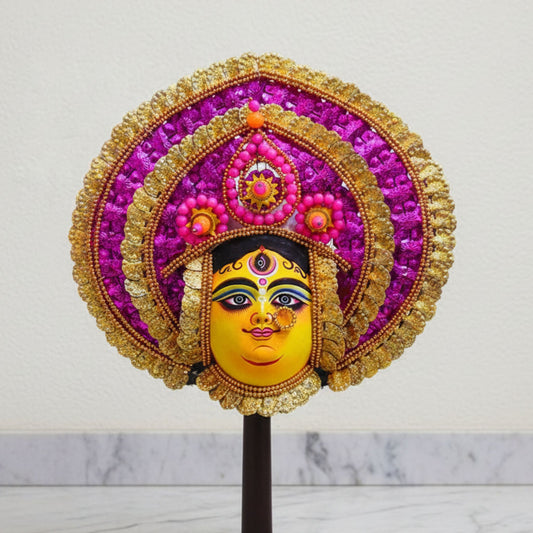 DurgaRoop Chhau Mukhosh – Wall Art (14×14 inch)