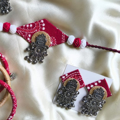 Kanoklata Fabric Jewelry Set