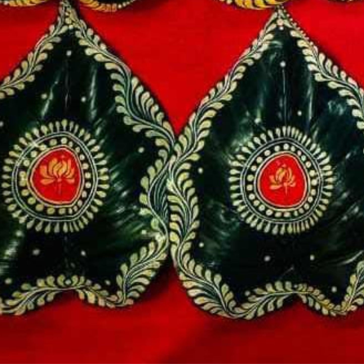 Artisanal Wedding Panpata – Bengali Kalka Embellishment