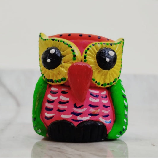 WiseNest – Clay Owl Table Décor