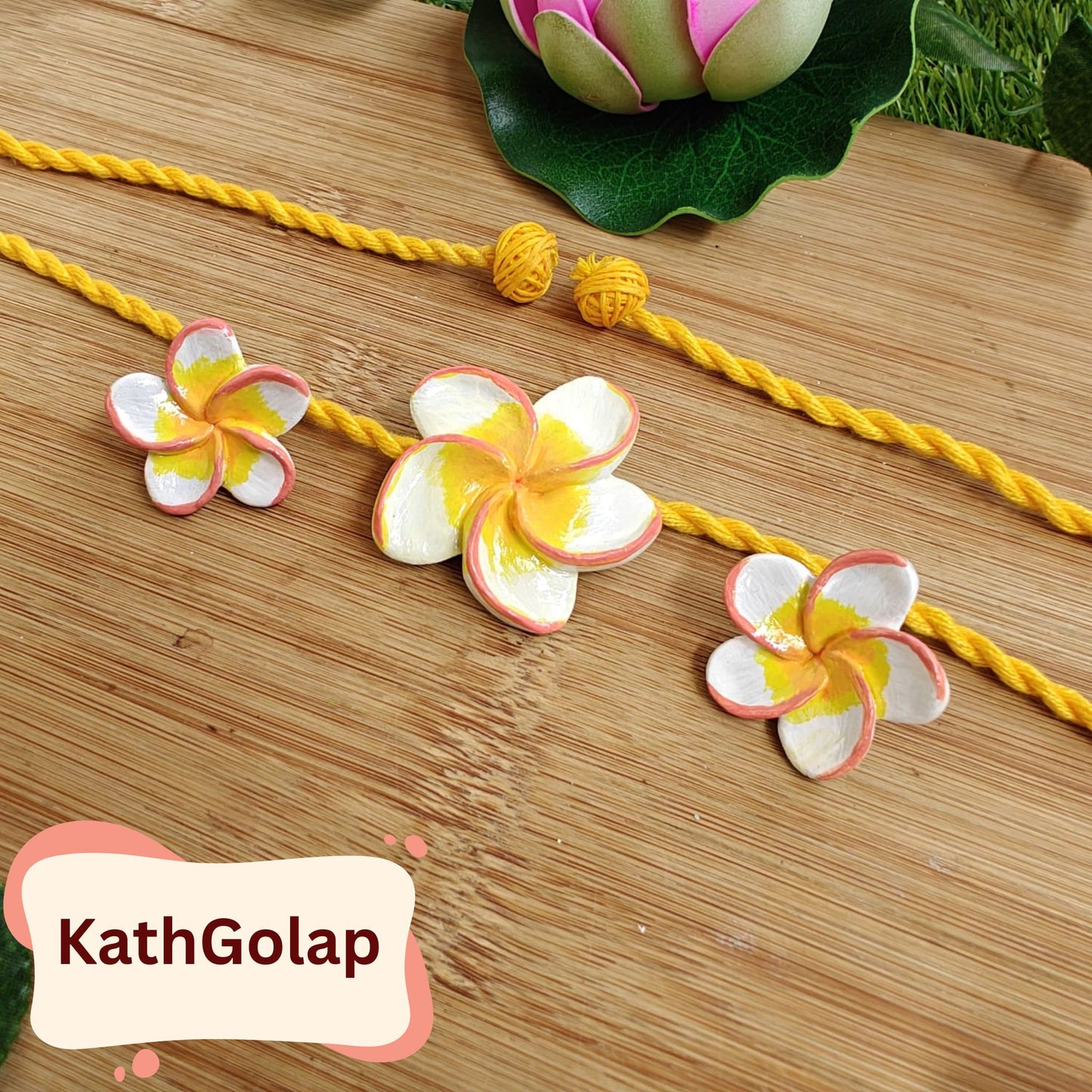 Nature’s Bling – Handcrafted Flower Clay Jewelry(set of 5)