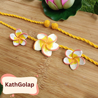 Nature’s Bling – Handcrafted Flower Clay Jewelry(set of 5)