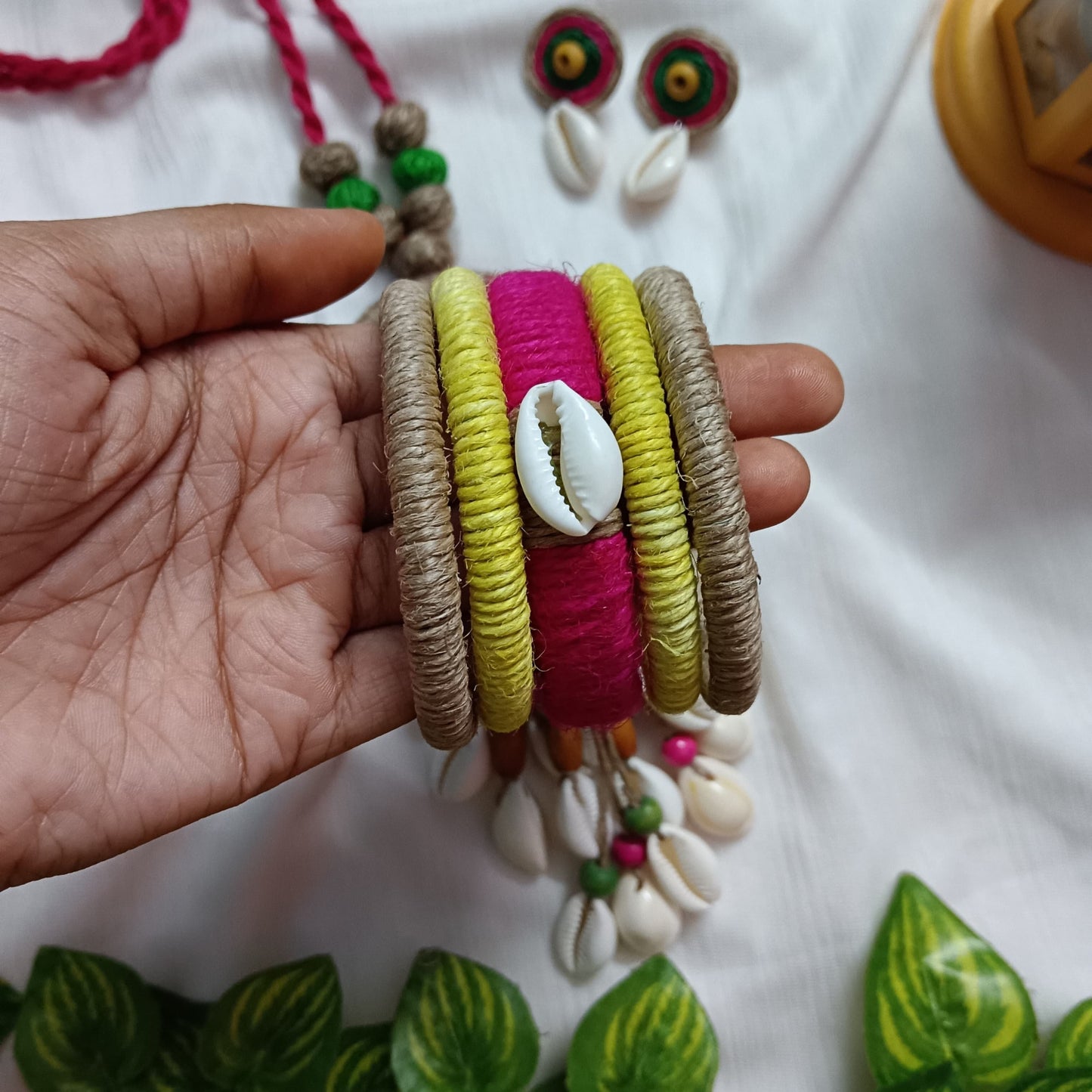 Floral Grace Set – Necklace, Earrings & Bangles