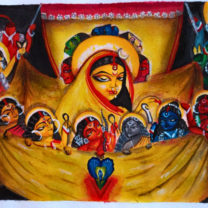Divine Harmony – The Sacred Patachitra of All Debta