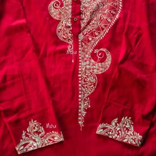 Hand-Painted Kalka Art Panjabi