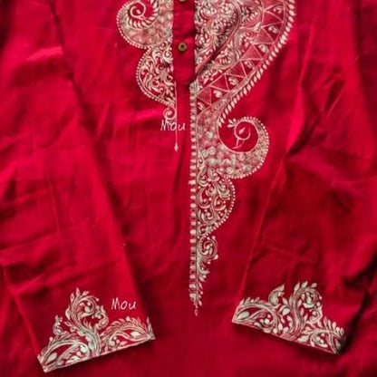Hand-Painted Kalka Art Panjabi