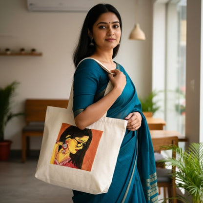 Graceful Soul Tote – Authentic Girl Canvas Side Bag