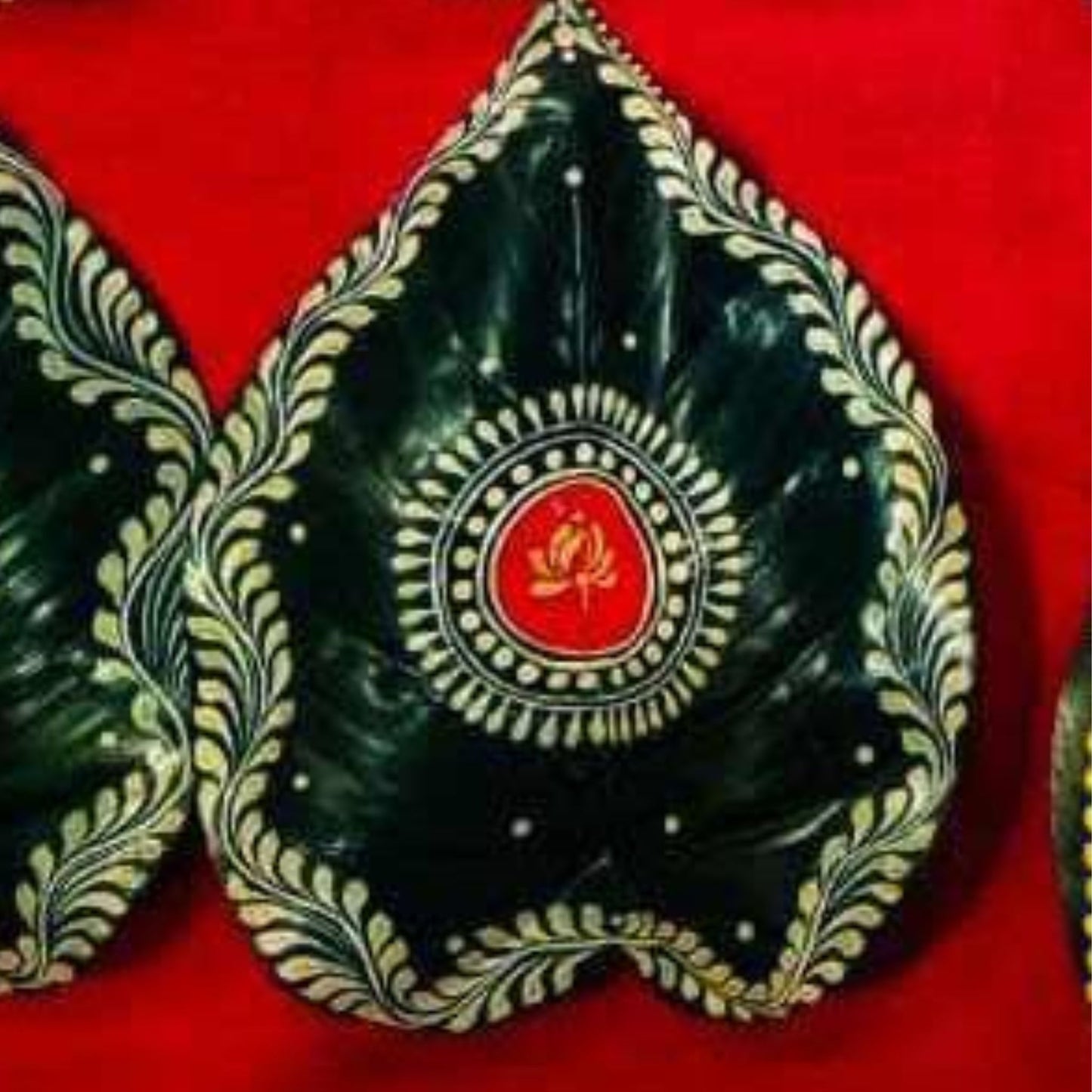 Artisanal Wedding Panpata – Bengali Kalka Embellishment