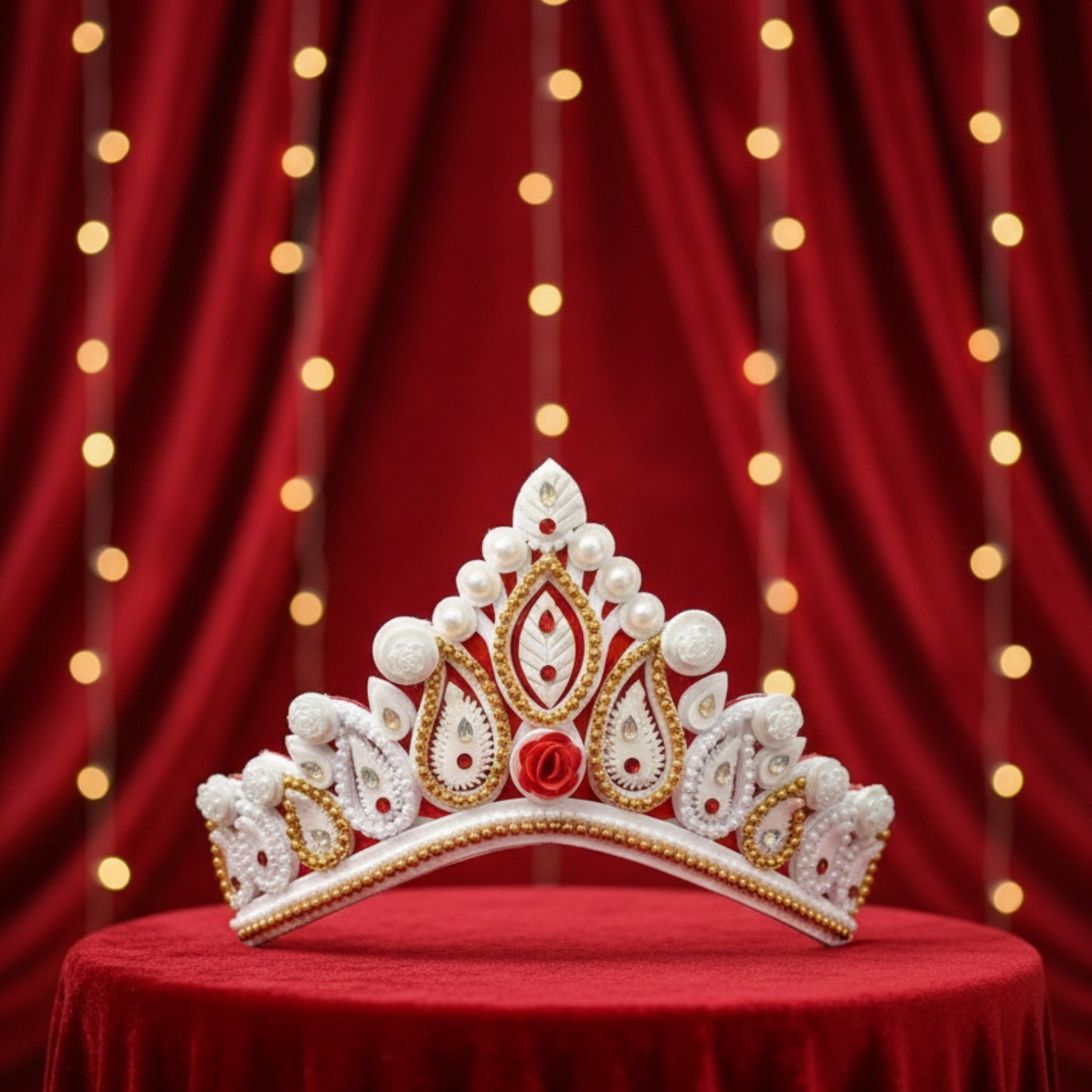 Premium Pure Sola Bridal Crown