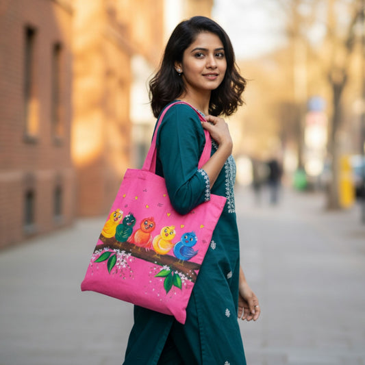 PanchPakhi Tote Bag