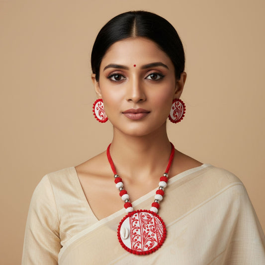 Kalkakam Bengali Folk Jewelry Set