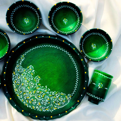 Gorgeous Kalka Art Mitti Magic Dinnerware (Set of 7)