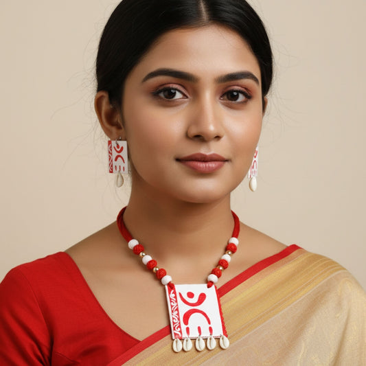 Bongoriti Fabric Jewelry Set