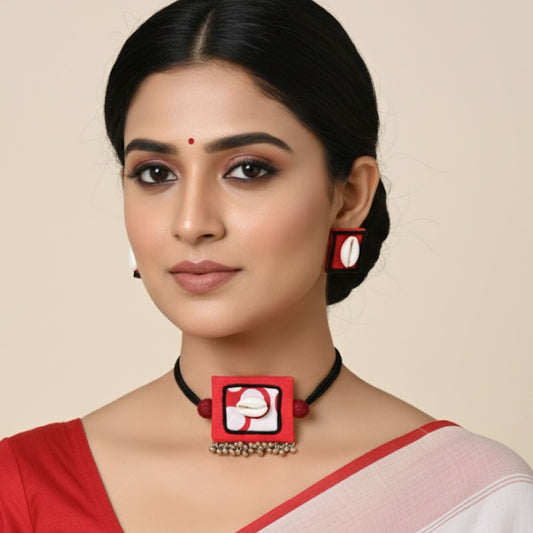 Samudrika Shell Choker Set
