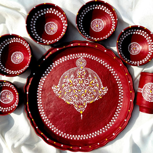 Kalka Kriti Mitti Magic Dinnerware (Set of 7)