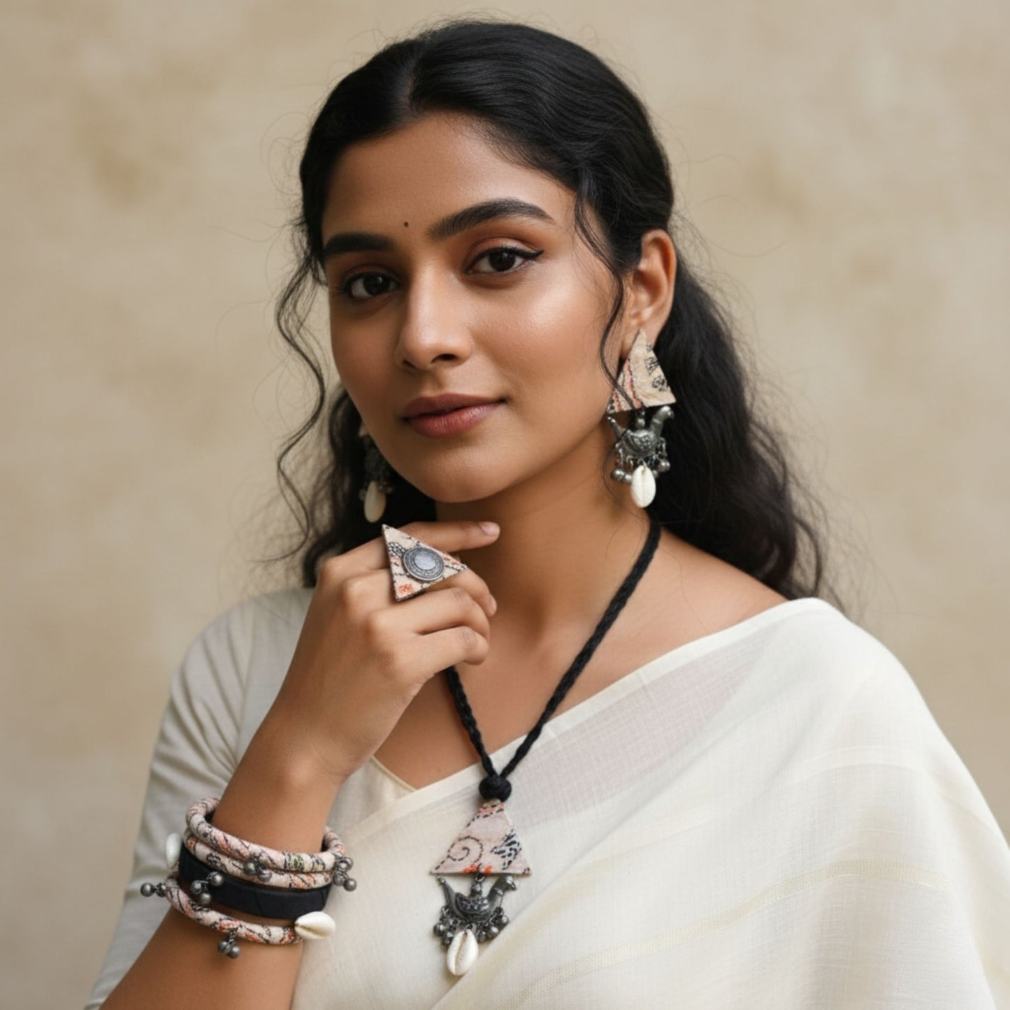 Tanirika Fabric Jewelry Set