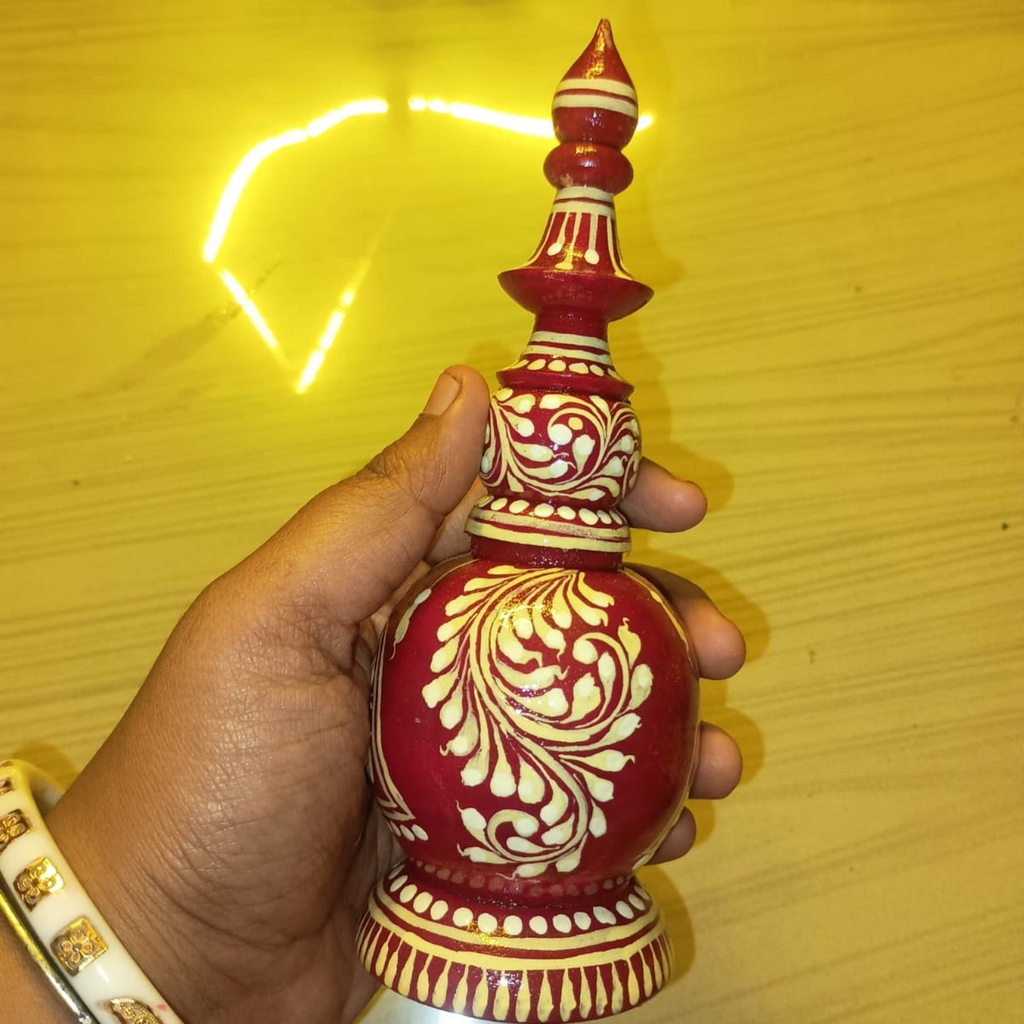 Nakshi Carved Wooden Gachkouto