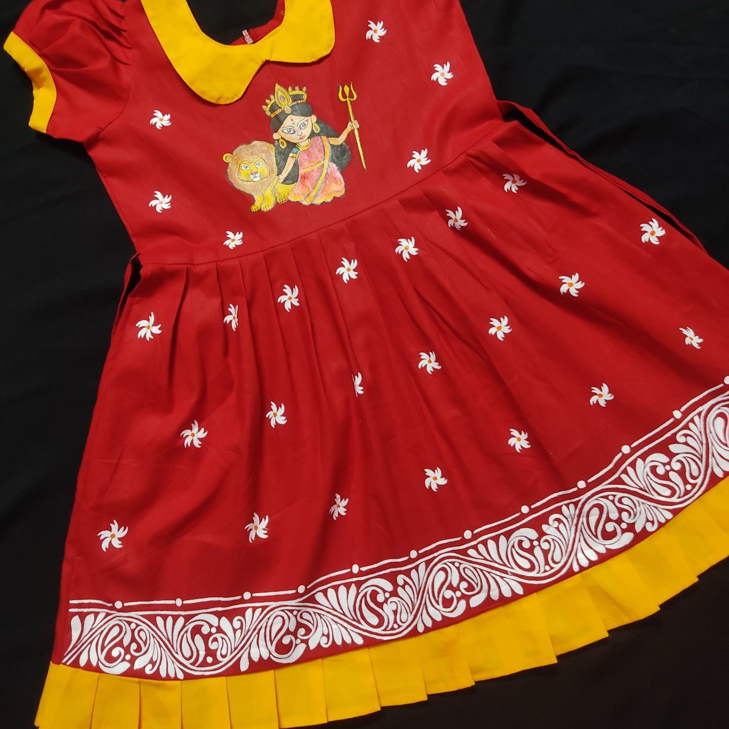 Gulabi Blossom Cotton Baby Frock