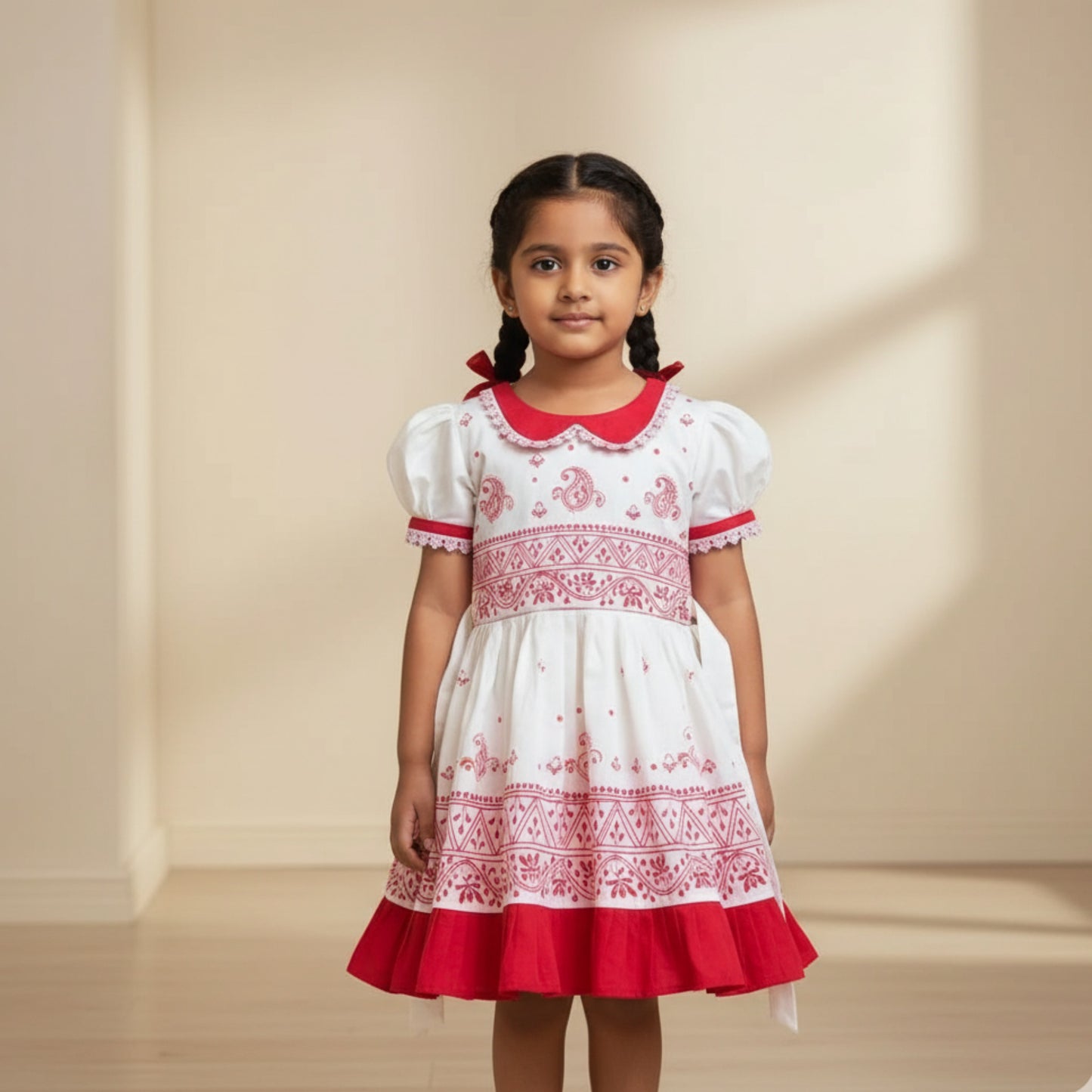 Gulika Hand-Painted Baby Frock