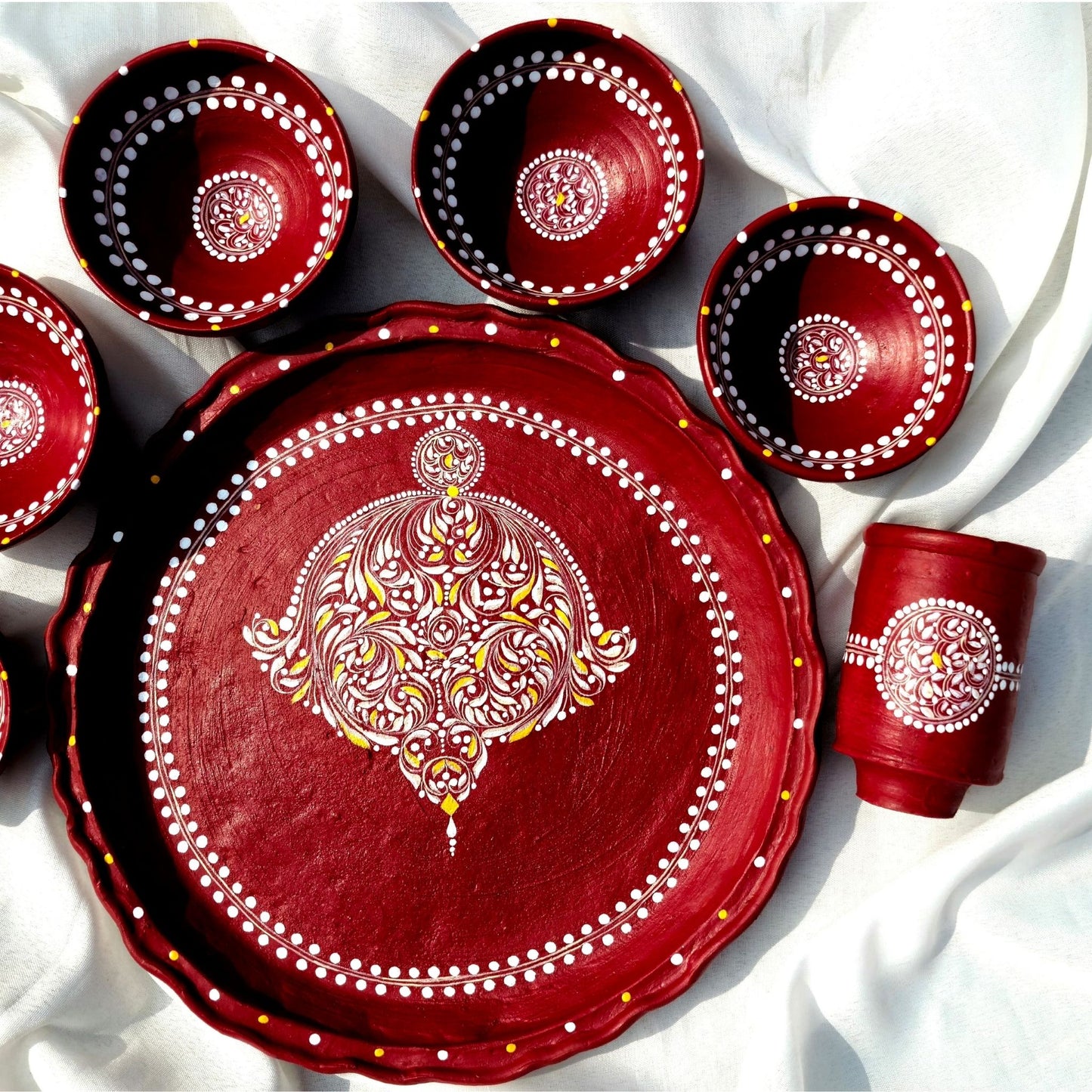 Kalka Kriti Mitti Magic Dinnerware (Set of 7)