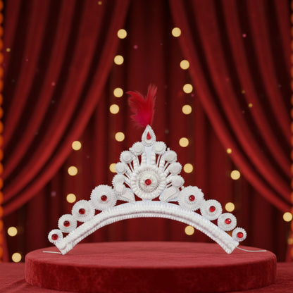 Classic Bengali Bridal Sola Mukut