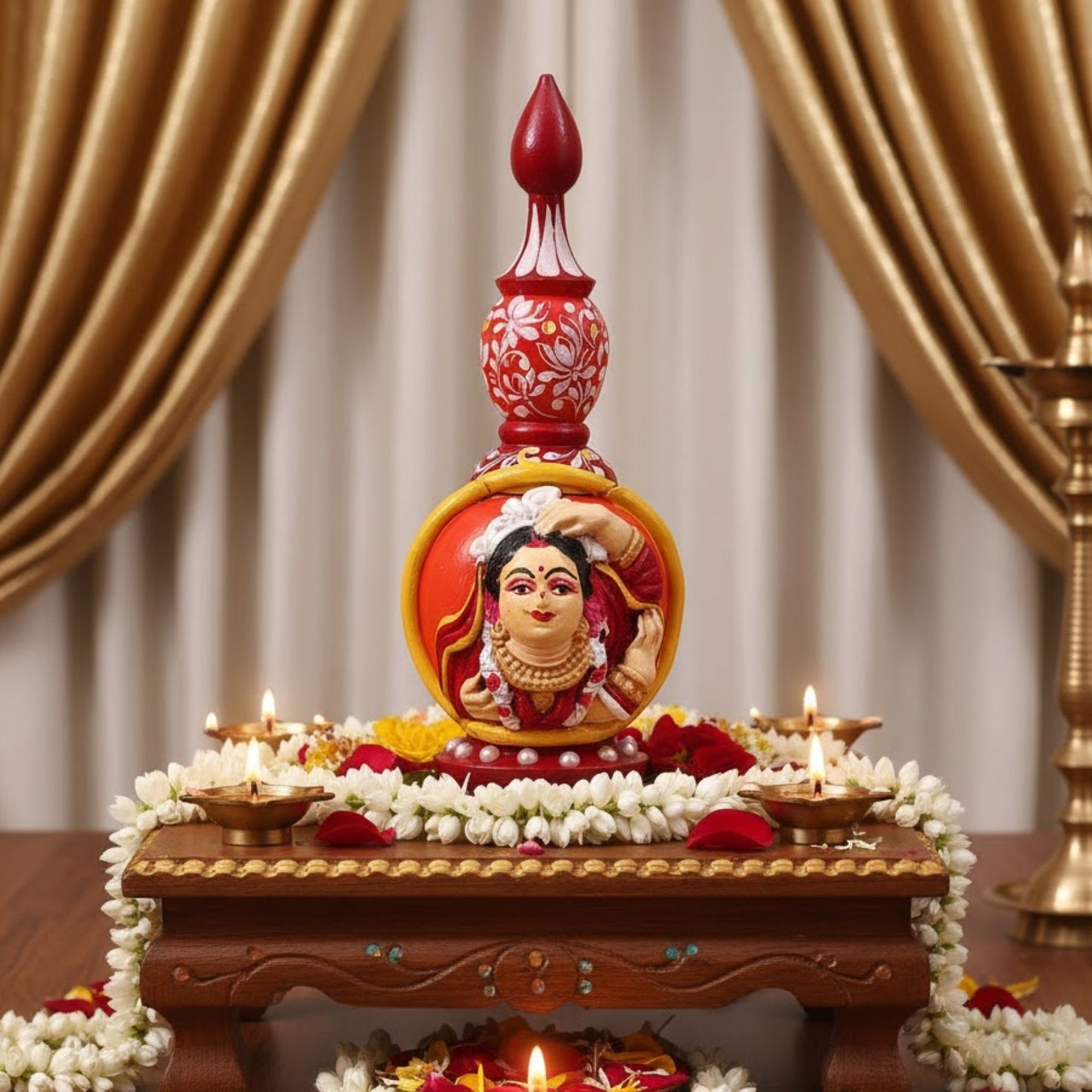 Sacred Clay 3D Gachkouto for Wedding Rituals