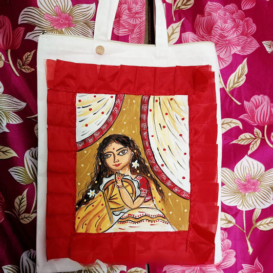 Bengali Grace Tote – Portrait of Tradition