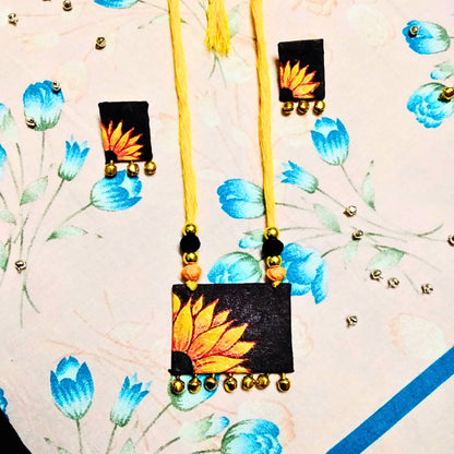 Suryamukhi Sunflower Jewelry Set