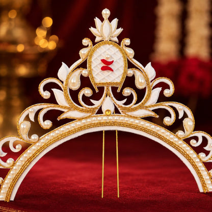 Kundan Studded Wedding Mukut
