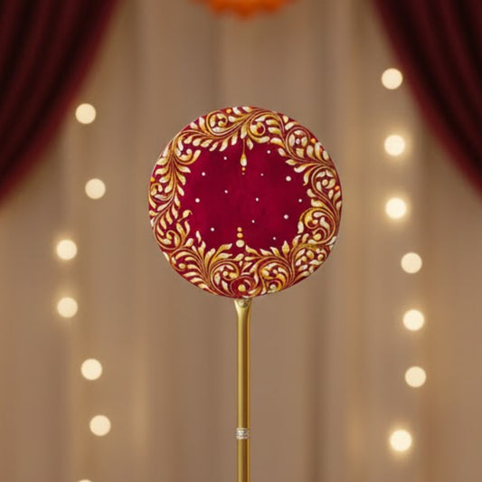 Ethereal Brass Mirror Ritual Glow