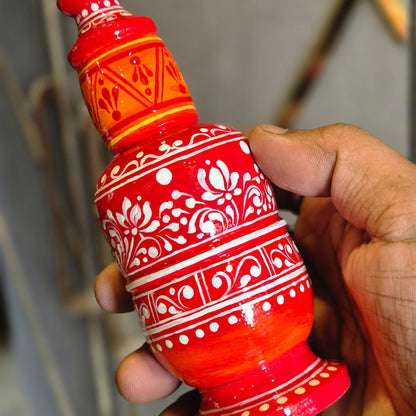Yellow Kalka Gachkouto with Sunburst Motif