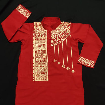 Elegant Kalka Heritage Panjabi – Festive Wear