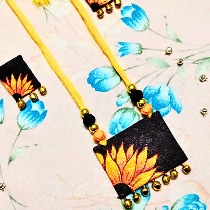 Suryamukhi Sunflower Jewelry Set